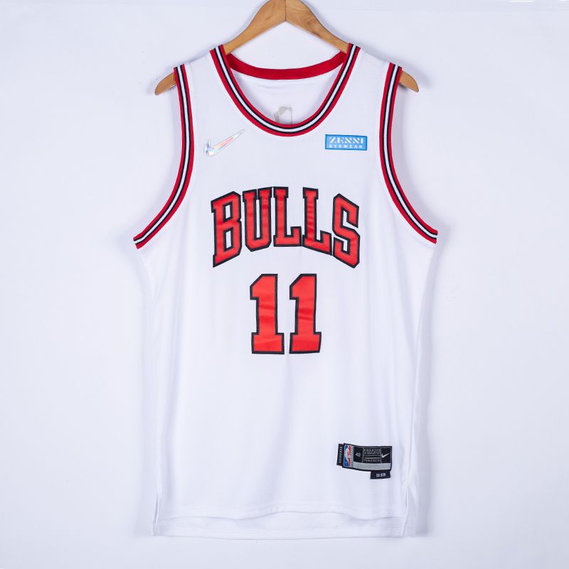 Men Chicago Bulls #11 Derozan White Nike 2022 Game NBA Jersey